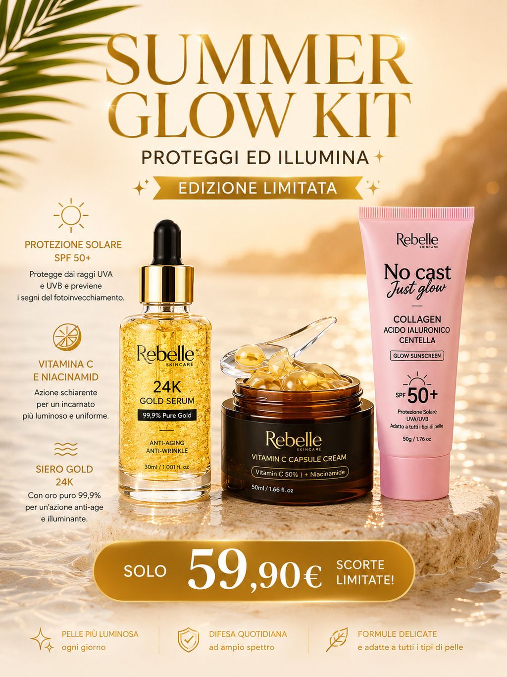 Rebelle Summer Glow Kit