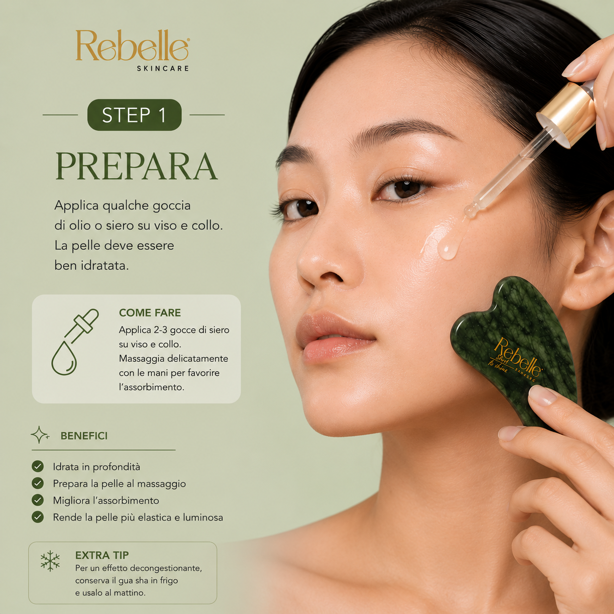 Rebelle Gua Sha Lifting Viso