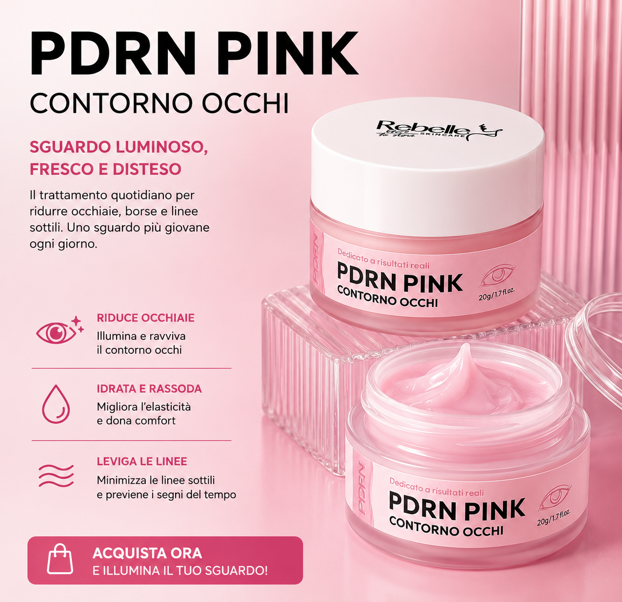 Rebelle Contorno Occhi PDRN