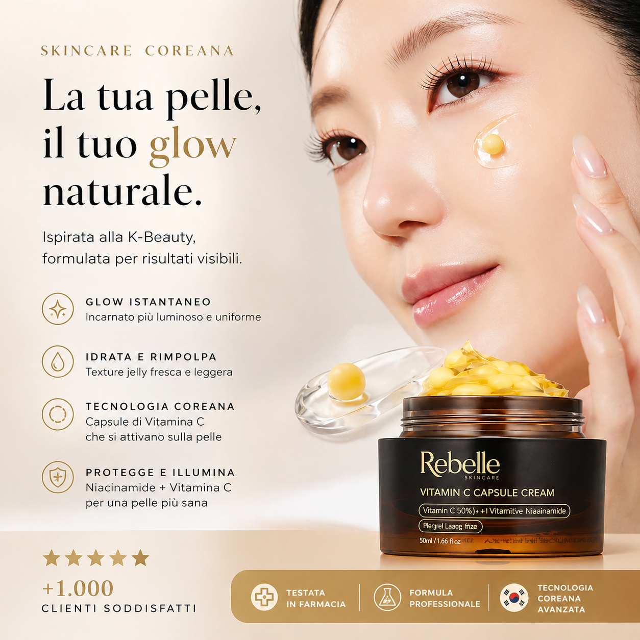 Rebelle Deep Vita C Capsule Cream