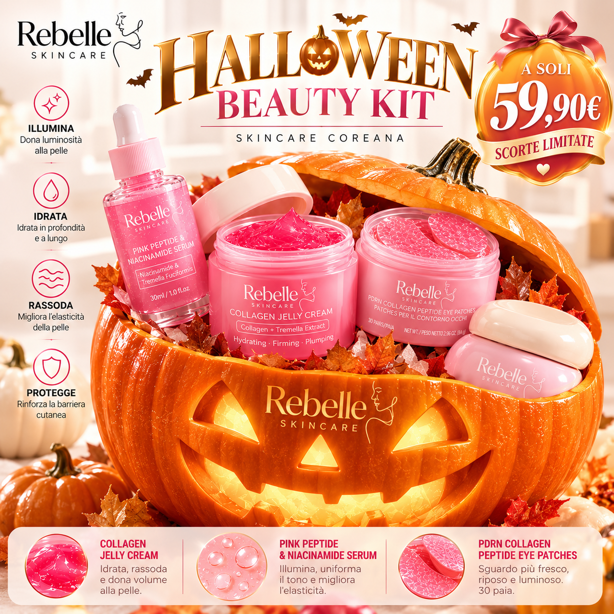 Rebelle Halloween Beauty Kit