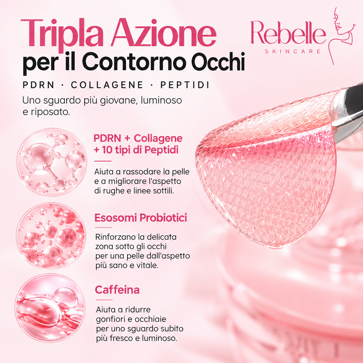 Rebelle PDRN Patch Occhi 30 paia
